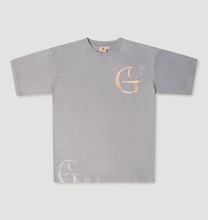 Box Quiet Mark Tee- Oyster
